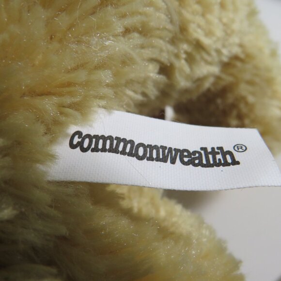 Tan Commonwealth Plush Rabbit Bunny with long hair 9" tall Easter - Picture 9 of 10